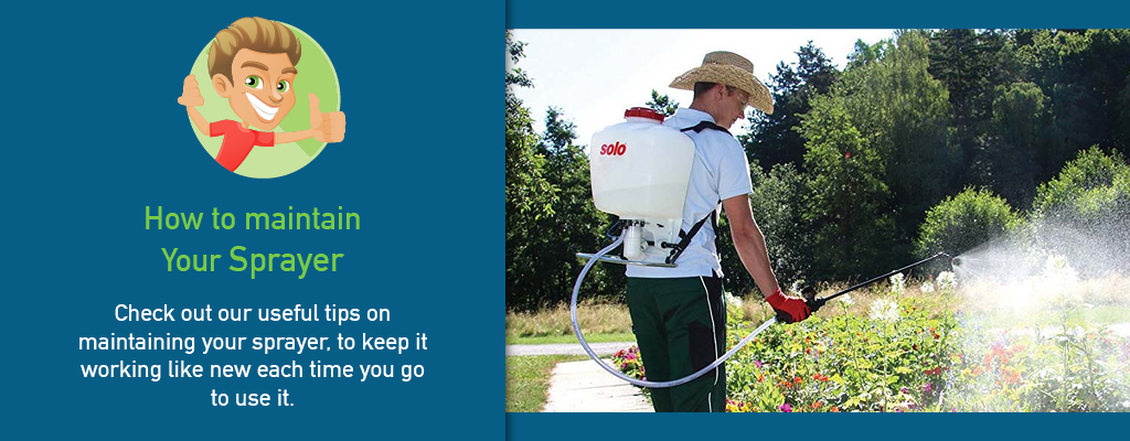 How to maintain your Sprayer