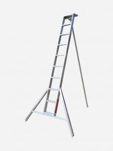 ALLITE 10 foot 11 Step Alloy Tripod Ladder