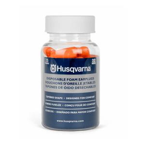 Husqvarna Disposable Foam Ear Plugs 32NRR - 25 pair Pack