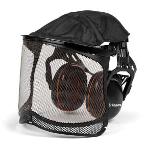 Husqvarna Ear Muff & Mesh Safety Visor Kit - DLX