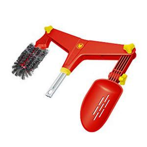 Wolf Garten Multi-Star GCM Gutter Cleaner Brush and Scoop Attachment