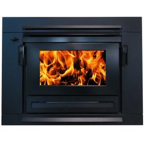 Yunca Xander Zero Clearance Insert Wood Fire with ZC Flue Kit